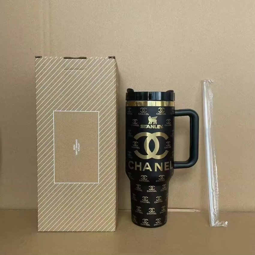 CHANEL Inspired 40oz Stanley Tumbler - Image 2