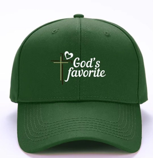 "God's Favorite" Cotton Hat - Image 6
