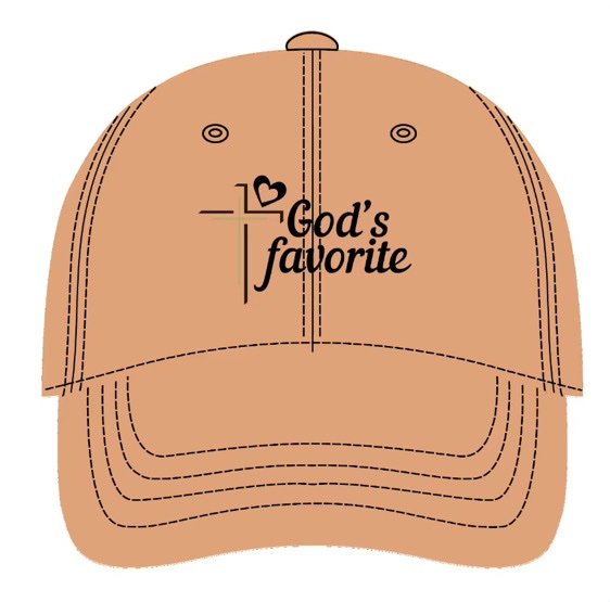 "God's Favorite" Cotton Hat - Image 8