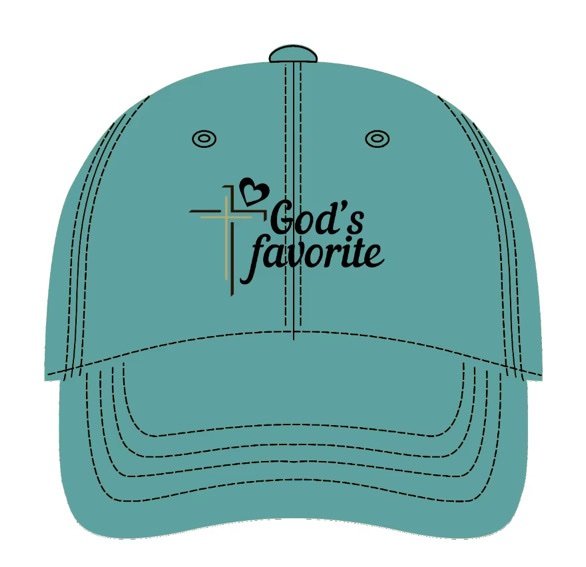 "God's Favorite" Cotton Hat - Image 7