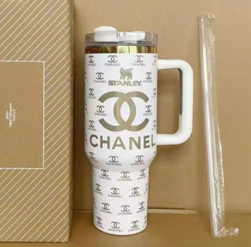 CHANEL Inspired 40oz Stanley Tumbler