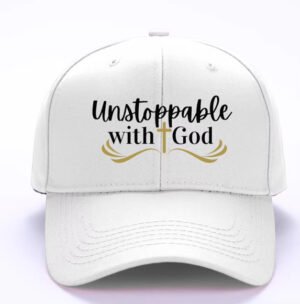 "Unstoppable with God" Cotton Hat